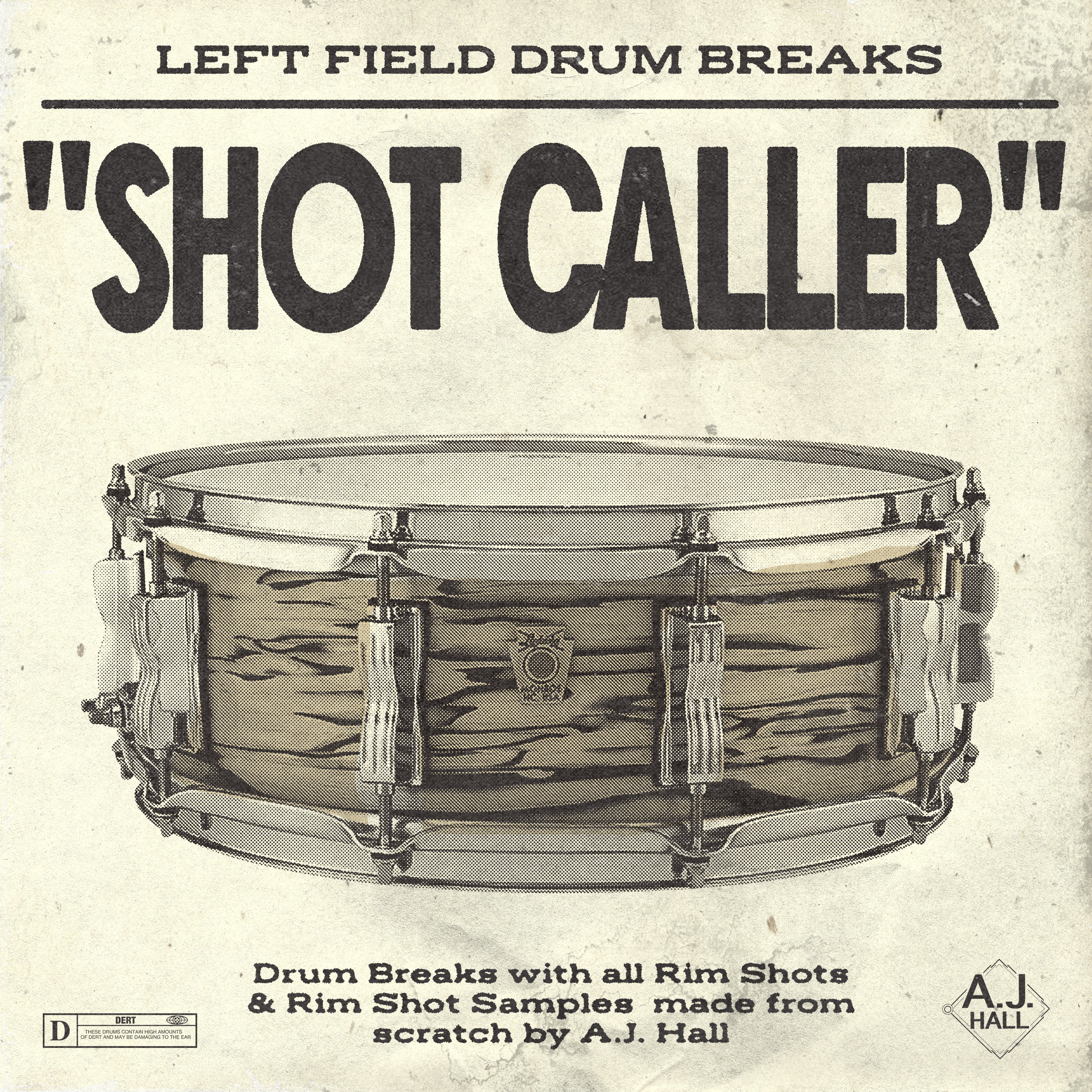 SHOT CALLER - RIM SHOT BREAKS & SAMPLES! – Left Field Drum Breaks