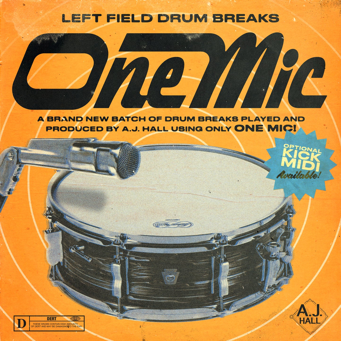 "ONE MIC" DRUM BREAKS W/ KICK MIDI!